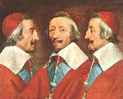 Philippe de Champaigne Triple Portrait of Richelieu Spain oil painting reproduction